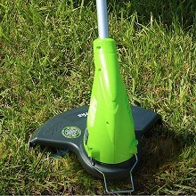 greenworks battery powered weed eater