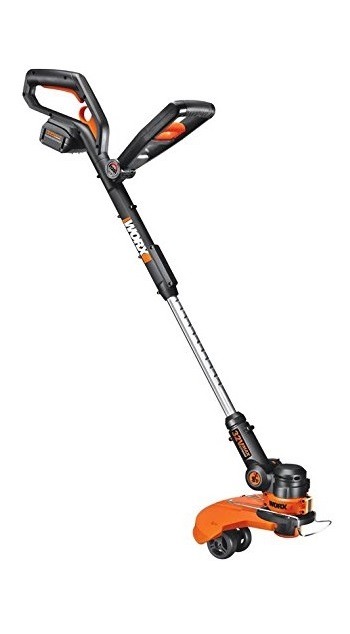 Worx WG175 32-volt Lithium MAX Grass Trimmer and Edger with the Wheel Set